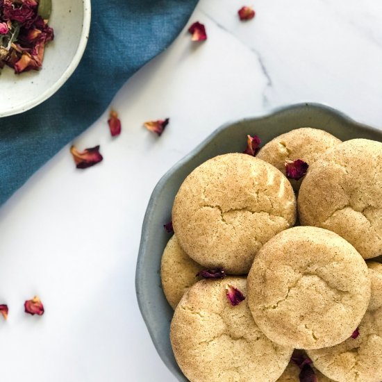 Cardamom Rose Snickerdoodles