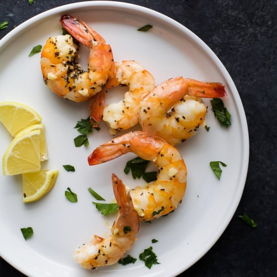 Garlic Herb Roasted Shrimp