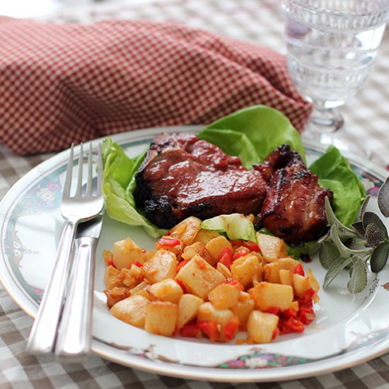 Char Sui Lamb Chops