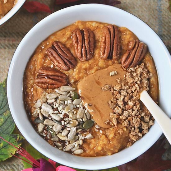 Vegan Pumpkin Pie Oats