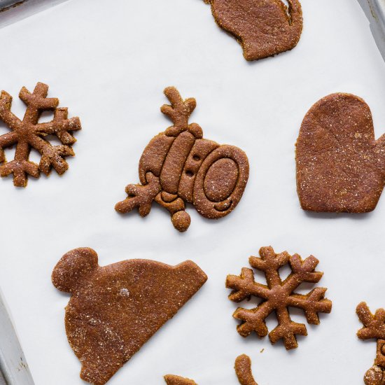 Vegan Gingerbread Cut-Out Cookies