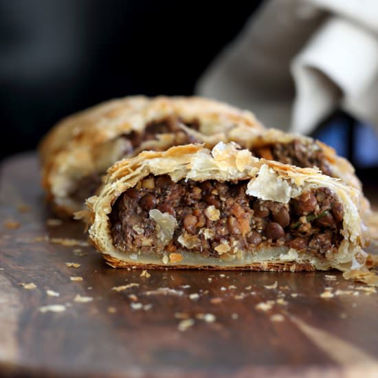 Lentil Mushroom Wellington