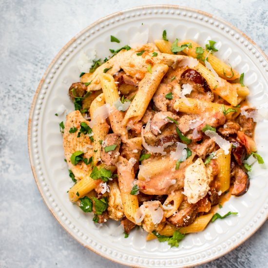 Chicken and Chorizo Pasta