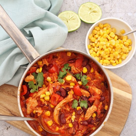 Leftover Turkey Chili con Carne