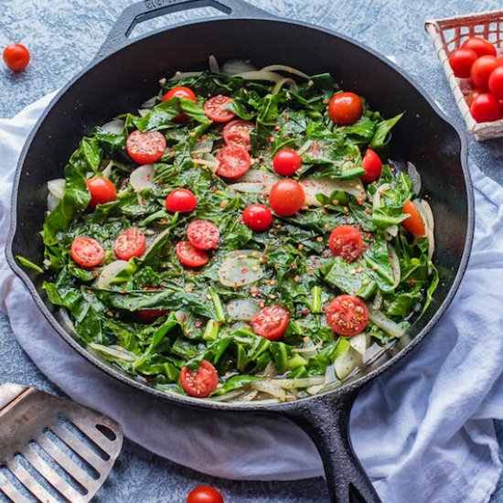 All-Plant Stewed Collards