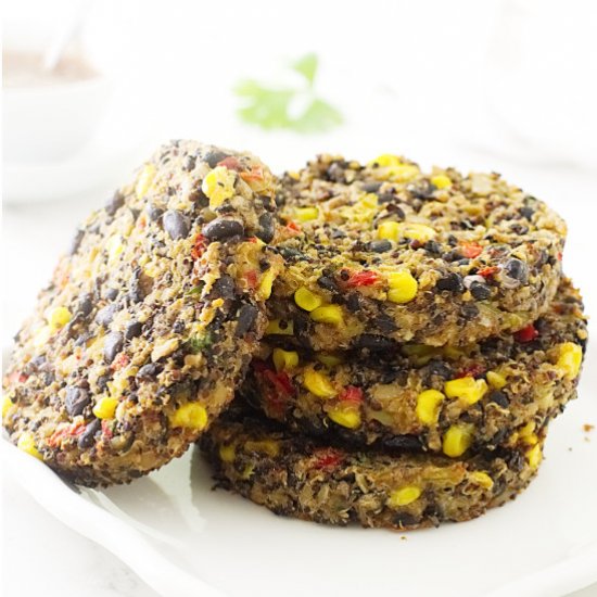 quinoa and black bean burgers