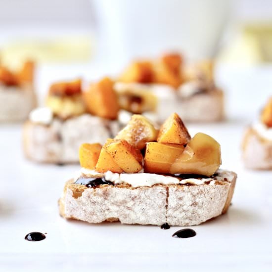 Butternut Squash + Apple Bruschetta