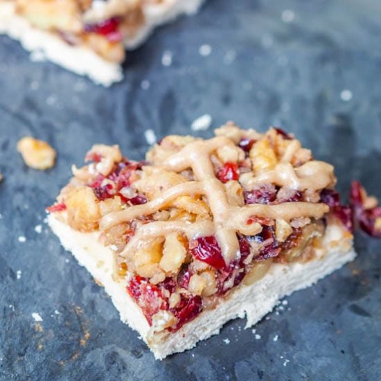 Cranberry Shortbread Bars