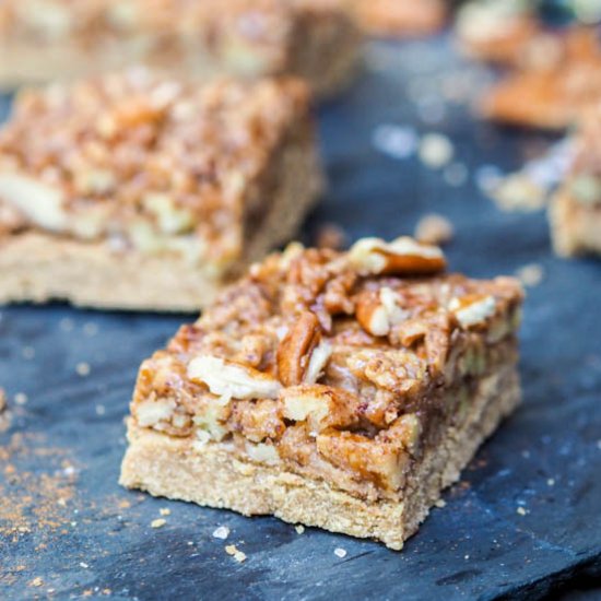 Coffee Pecan Pie Bars