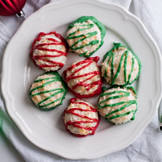 Easy Peppermint Macaroons