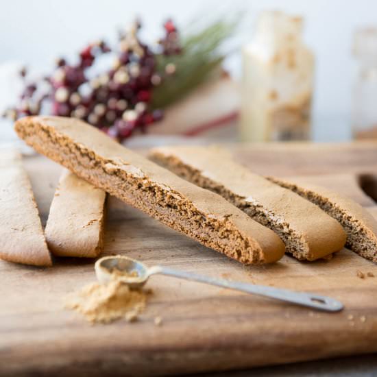 Gingerbread Biscotti