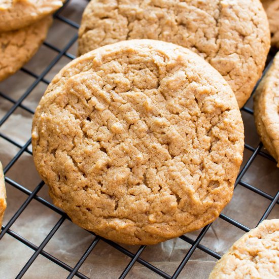 Easy Vegan Peanut Butter Cookies