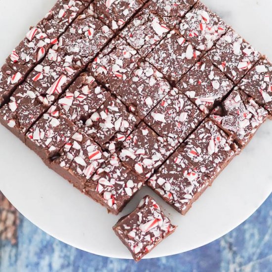 Chocolate Peppermint Fudge