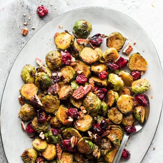 Miso Roasted Brussel Sprouts