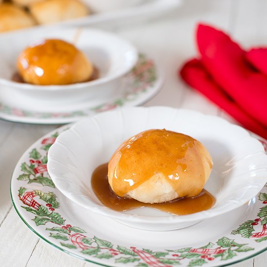 Bourbon Caramel Apple Bombs