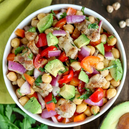 Chicken Chickpea Salad