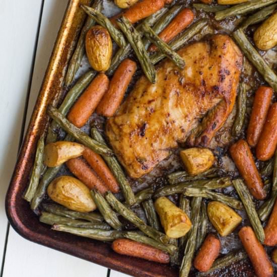 Sheet Pan Rosemary Balsamic Chicken