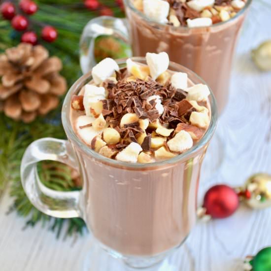 Nutella Hazelnut Hot Chocolate