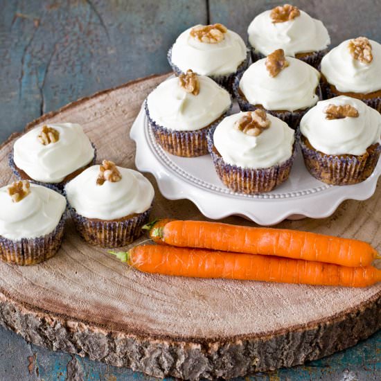 Carrotcake cupcakes