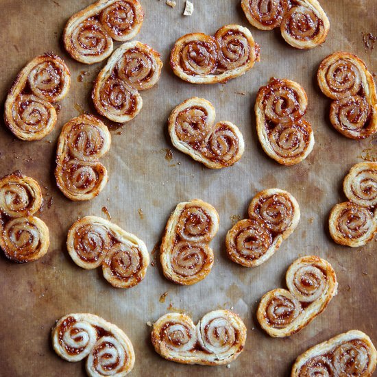 Raspberry Palmiers