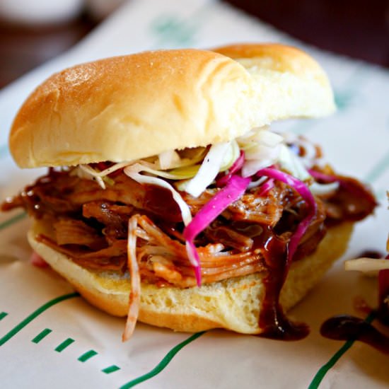 Barbecue Pulled Pork Sliders