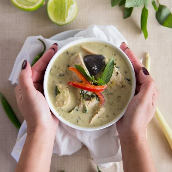 Leftover Turkey Thai Green Curry