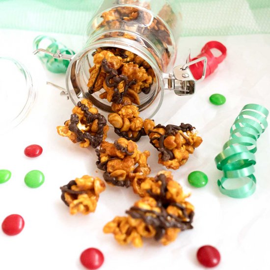 Dark Chocolate Caramel Corn