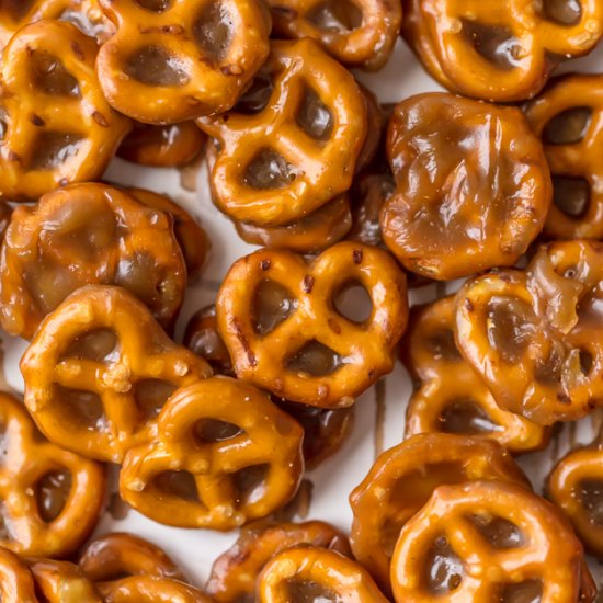 Butter Toffee Pretzels