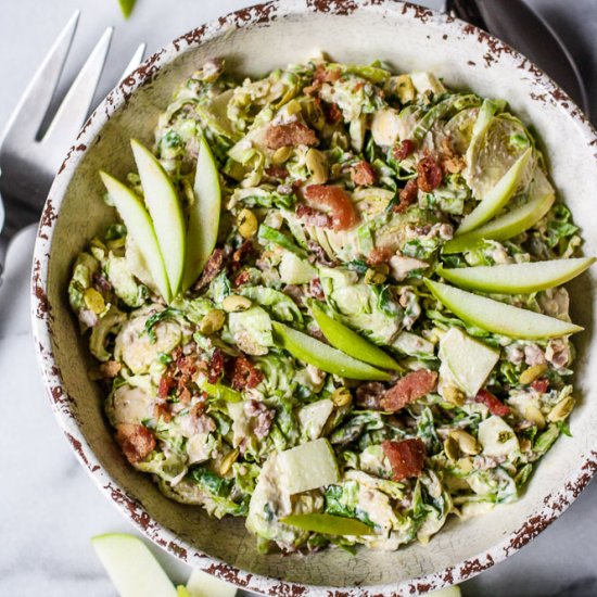 Brussels Sprouts & Apple Salad