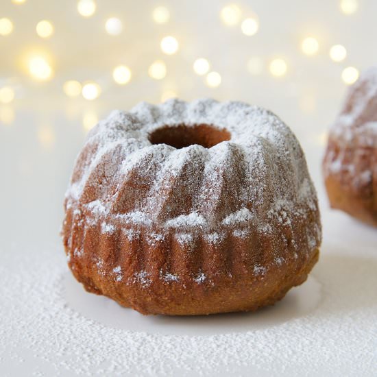 Mini Molasses Bundt Cakes