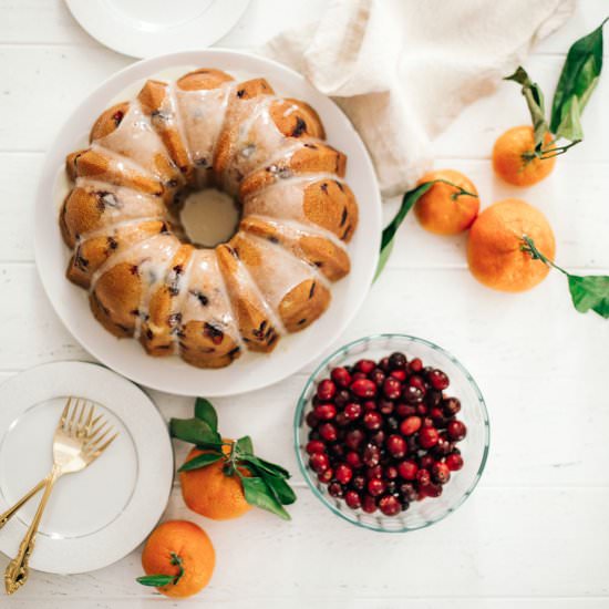 Cranberry Orange Pound Cake