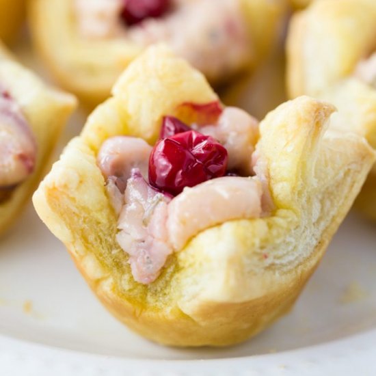 Sweet Cream Cheese Cranberry Tarts