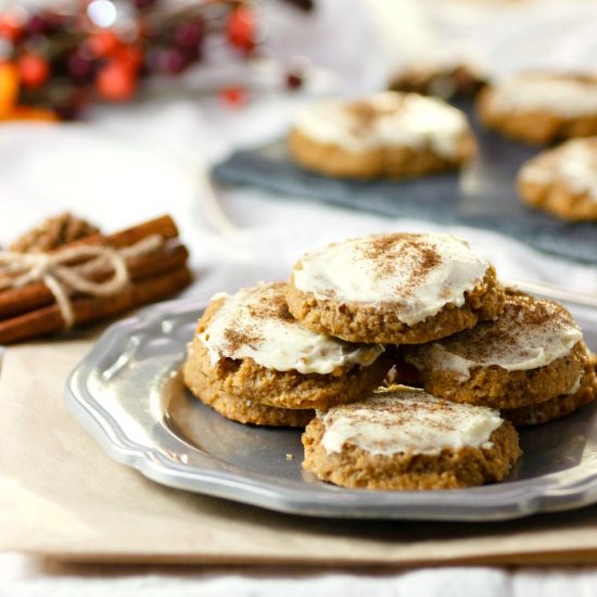 Peppermint Cream Ginger Cookies