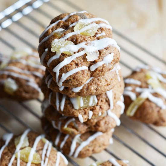 Christmas Candied Ginger Cookies