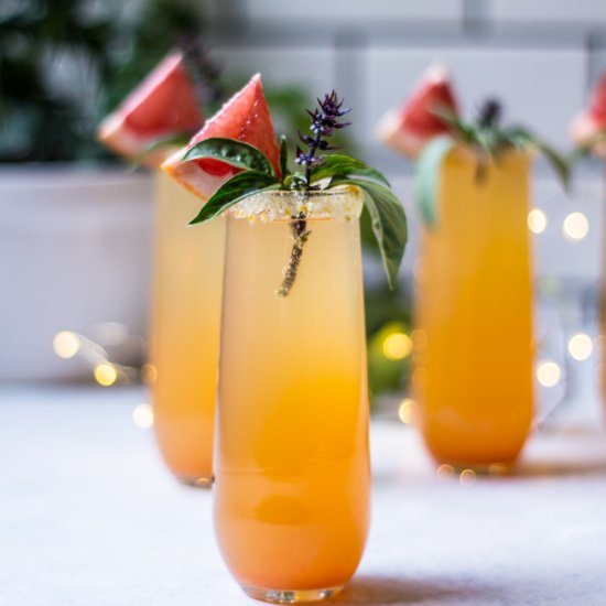 Persimmon, Thai Basil Fizz