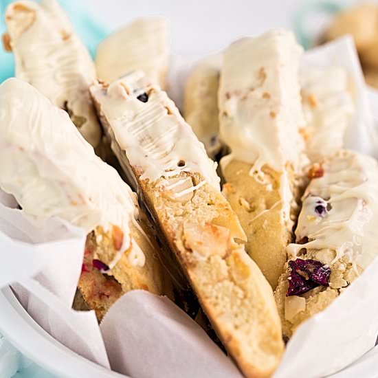 Cranberry Macadamia Biscotti