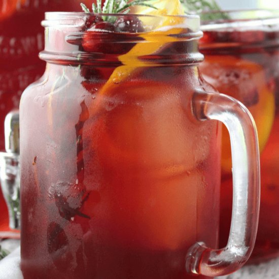 Pomegranate Iced Tea Punch