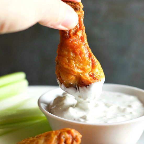 Ultra Crispy Baked Buffalo Wings