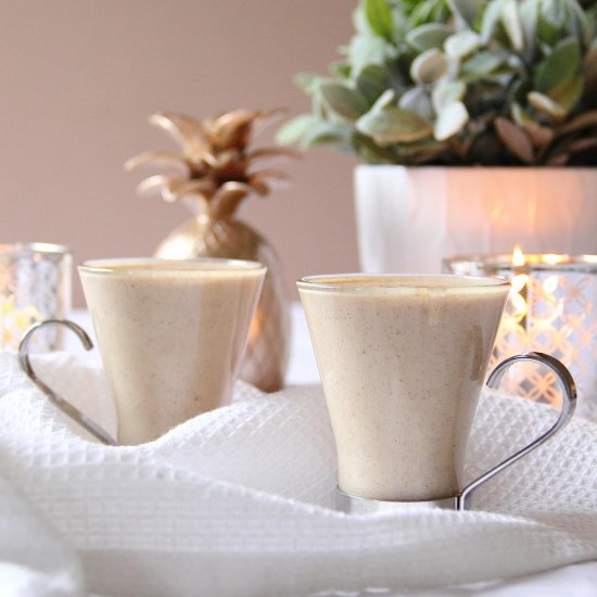 Creamy Vegan Eggnog Mocktail