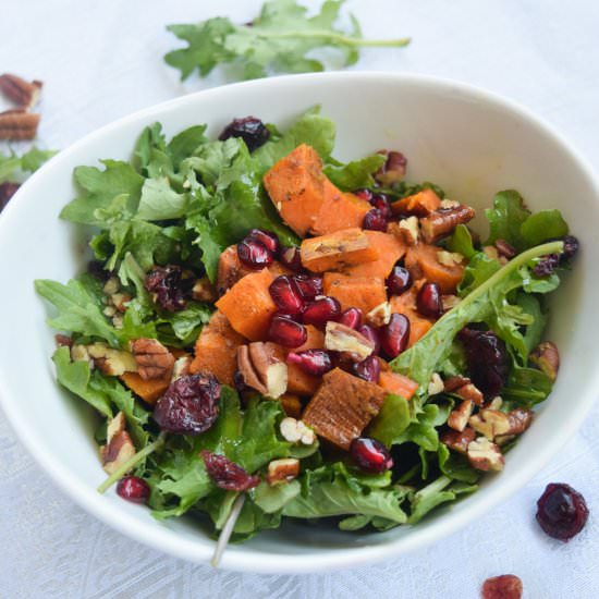 Winter Salad + Healthy Holiday Tips