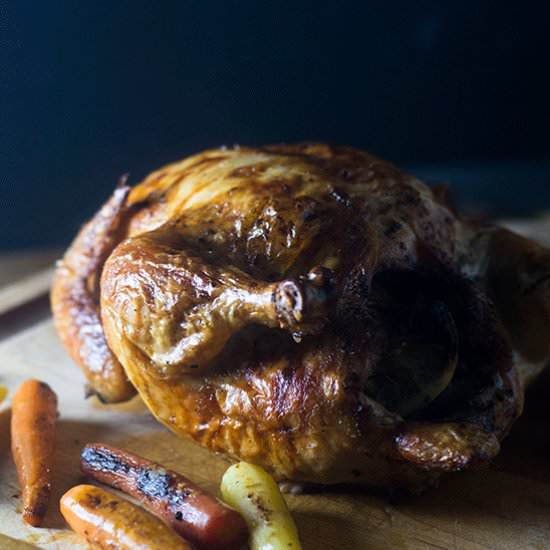 Julia Childs Roast Chicken