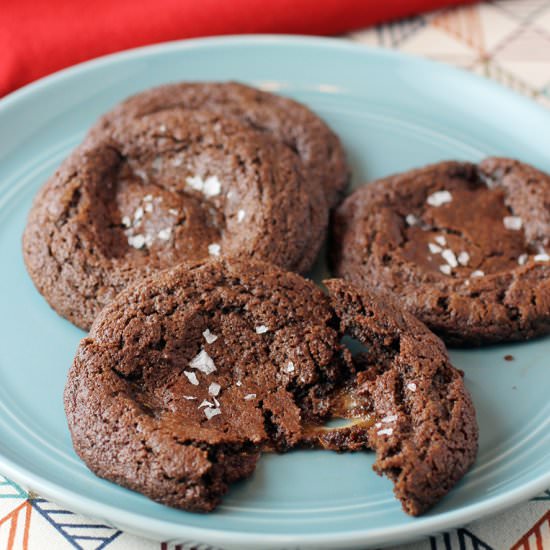 Chocolate-Caramel Cookies