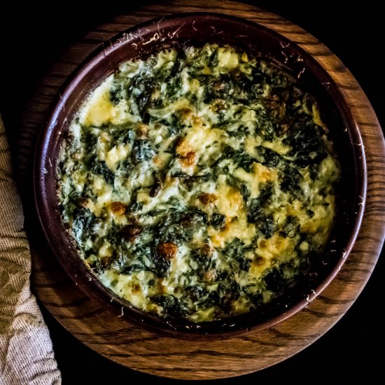 Winter Greens Gratin