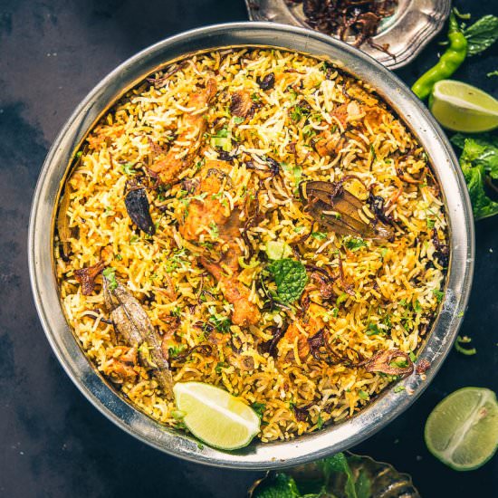 Hyderabadi Chicken Biryani