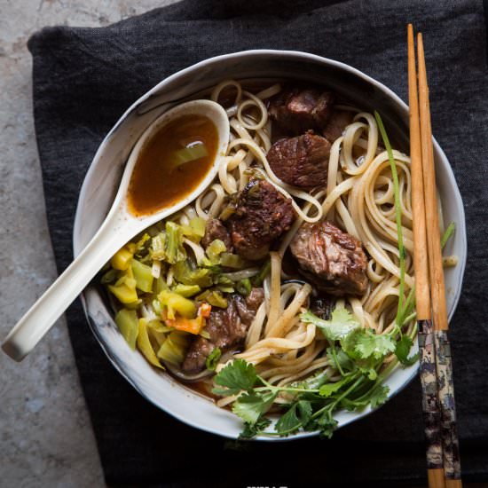 Taiwanese Beef Noodle Soup