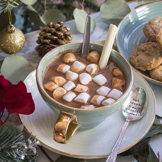 Hot Chocolate Oatmeal Latte