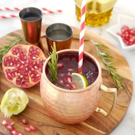 Pomegranate & Rosemary Moscow Mule