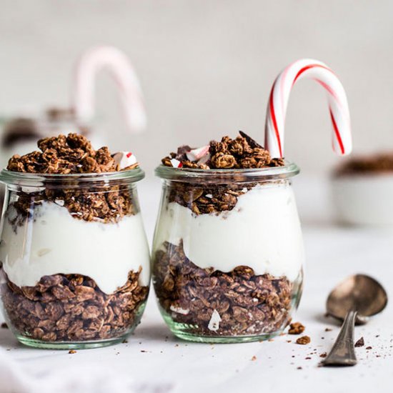 Chocolate Peppermint Granola