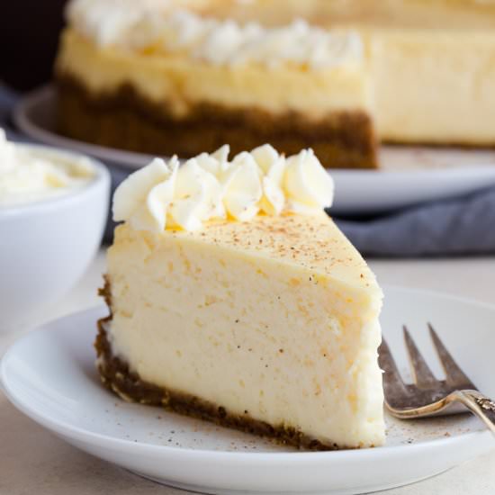 Eggnog Cheesecake