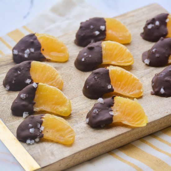 Dark Chocolate Dipped Clementines